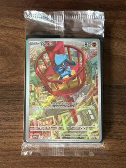 SEALED Riolu 010 Mega Evolution ETB Promo - Pokemon TCG - Image 1