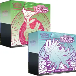Pokemon Scarlet Violet Temporal Forces Elite Trainer Box Set Of 2 Sealed - Image 1