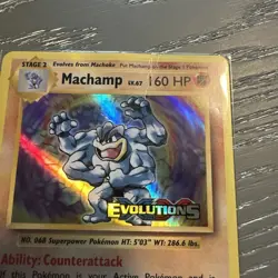 Xy Evolutions Prerelease Holo Rare Promo Machamp 59/108 Pokemon - Image 3