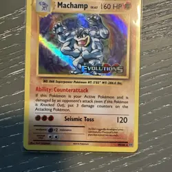 Xy Evolutions Prerelease Holo Rare Promo Machamp 59/108 Pokemon - Image 4