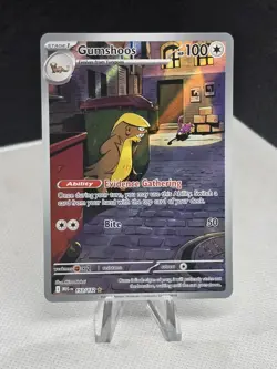 2025 Pokemon Mega Evolutions GUMSHOOS 153/132 Illustration Rare - Image 1