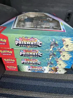 4 Pokemon PRISMATIC EVOLUTIONS Lucario & Tyranitar EX Premium *for Special Cust* - Image 1