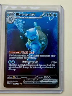 Pokemon TCG Blastoise ex #200/165 Scarlet & Violet 151 Special Illustration Rare - Image 1