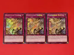 3x Dimensional Barrier | Secret Rares | RA01-EN072 | NM | 1st Edition | YuGiOh! - Image 1