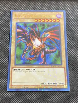 YuGiOh! Red-Eyes Black Dragon HAC1-EN003 Ultra Rare Duel Terminal 1st Edition NM - Image 1