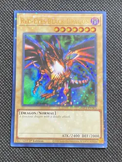 YuGiOh! Red-Eyes Black Dragon HAC1-EN003 Ultra Rare Duel Terminal 1st Edition NM - Image 2