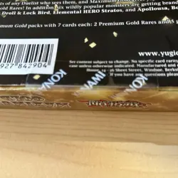 YuGiOh Maximum Gold Display Mini Box 1st Edition Factory Sealed NEW Damaged Box - Image 3