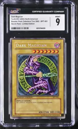 Yu-Gi-Oh! Collector's Tins Dark Magician 2002 BPT-001 Limited Edition CGC 9 Mint - Image 1