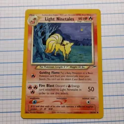 Pokemon Light Ninetales 50/105 Neo Destiny Regular Trading Card - Image 1