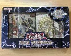 Yu-Gi-Oh! trading card game Dual Overlord Box 1st edition six packs special card - Image 1