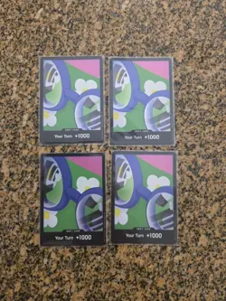 4X One Piece OP11 A Fist of Divine Speed Koby Don Don!! Card DP-07 - Image 1