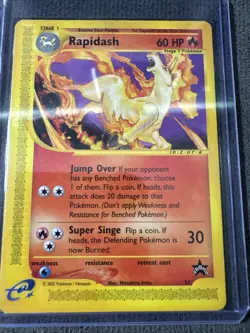Rapidash Promo Card 51/53 WOTC Regular Mint Condition - Image 1