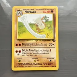 Marowak 39/64 | Base Set Jungle | Non Holo Pokemon Card LP - Image 1
