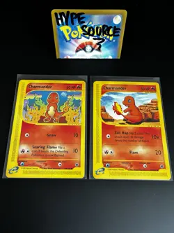 Charmander 97 & 98 /165 2002 Expedition Pokemon Card TCG Vintage WOTC Common NM - Image 1