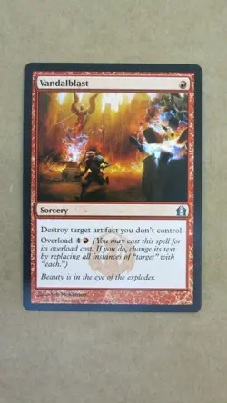 VANDALBLAST RETURN TO RAVNICA RTR MTG MAGIC THE GATHERING UNPLAYED MINT - Image 1