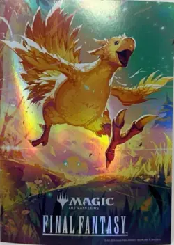 MTG Chocobo Final Fantasy Promotional Print Magic The Gathering 7x5 - Image 1