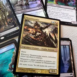 Custom COMMANDER MAGIC DECK MTG - Mythic Rare Grixis Thraximundar ZOMBIES Tribe - Image 1
