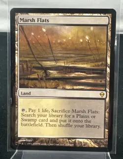 Magic The Gathering: Marsh Flats Zendikar Regular Fetch Land - MF2 - Image 1