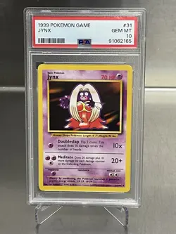 PSA 10 Pokemon Game Jynx Base Set Unlimited Gem Mint 31/102 Uncommon - Image 1