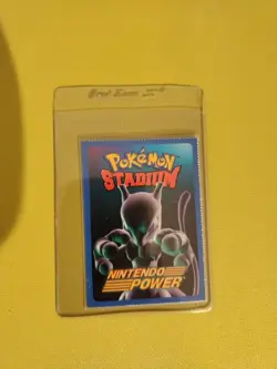 2000 Nintendo Power Pokemon Stadium Mewtwo Insert Card. Extremely Rare Raw Card. - Image 3