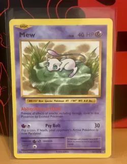 Mew 53/108 Non-Holo Pre Release Deck Exclusive XY Evolutions Rare Pokemon - Image 1