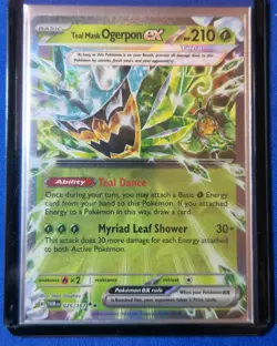 Pokemon - Teal Mask Ogerpon EX - Ultra Rare 025/167 - 2024 Twilight Masquerade - Image 1