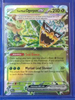 Pokemon - Teal Mask Ogerpon EX - Ultra Rare 012/131 - 2025 Prismatic Evolutions - Image 1
