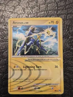 Pokemon Arceus AR6 Arceus Holo TCG Level 100 Reverse Holo - Image 3