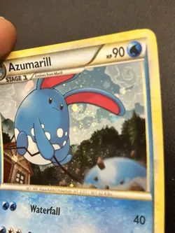 Azumarill 2/123 Pokemon Heart Gold Soul Silver Holo TCG SWIRL - Image 2