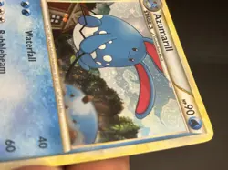 Azumarill 2/123 Pokemon Heart Gold Soul Silver Holo TCG SWIRL - Image 3