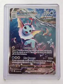 Pokemon TCG Vaporeon VMAX SWSH182 - Sword & Shield Promo - Full Art - Image 1
