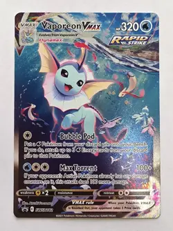 Pokemon TCG Vaporeon VMAX SWSH182 - Sword & Shield Promo - Full Art - Image 2