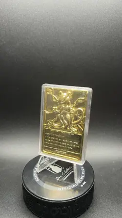 23k Gold Plated Nintendo Pokemon Mewtwo Trading Card - Image 2