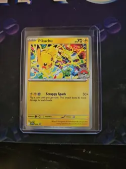 Pokemon TCG - Black Star Promo Card - World Championship 2025 - Pikachu 225 - Image 1