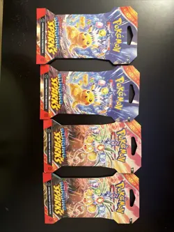 Pokemon TCG: Surging Sparks Sleeved Booster Packs Brand New & Factory Sealed X4 - Image 1