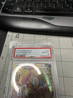 Pokemon XY Evolutions M Pidgeot EX 105/108 Mega Ultra Rare Holo Foil PSA 10 Gem - Image 2