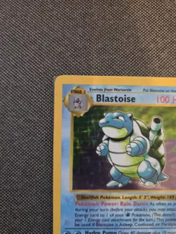 Blastoise Shadowless Base Set Holo 2/102 Pokemon MP/LP - Image 2