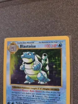Blastoise Shadowless Base Set Holo 2/102 Pokemon MP/LP - Image 4