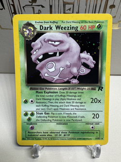 2000 | Pokemon Team Rocket | Dark Weezing Holo | 14/82 - Image 1
