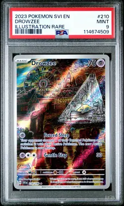 Drowzee #210 PSA 9 - Pokemon 2023 Pokemon Scarlet & Violet Base Set - Image 1