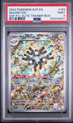 Magneton SVP 159 Pokemon Center Stamp Promo PSA 9 Mint 2024 Pokemon - Image 3