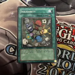 (STO) Solidarity [SDMM-EN030] Common 1st Edition - Yugioh LP - Image 1