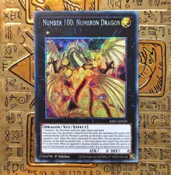 Number 100: Numeron Dragon - Yugioh RA01-EN039 - Secret Rare 1st Edition - Image 1