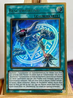 Beschworung MGED-DE044 Gold Rare Deutsch NM YUGIOH - Image 1