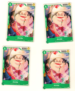 Set Of 4 Alvida OP03-023 Common Pillars Of Strength One Piece Trading Card - Image 3