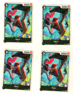 Set Of 4 Nero OP03-087 Common Pillars Of Strength One Piece Trading Card - Image 3