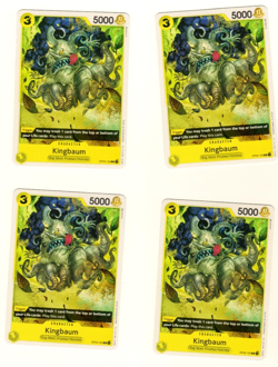 Set Of 4 Kingbaum OP03-100 Common Pillars Of Strength One Piece Trading Card - Image 1