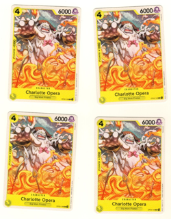 Set Of 4 Charlotte Opera OP03-106 C Pillars Of Strength One Piece Trading Card - Image 1
