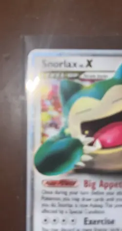 Pokemon TCG Snorlax LV.X Rising Rivals Holo Card 111/111 - Image 4