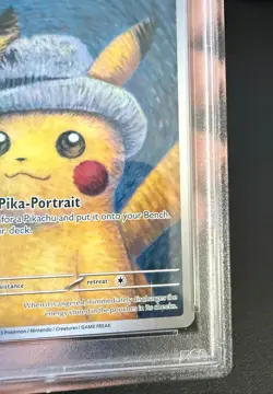 PSA 10 Pikachu Grey Felt Hat Promo Card Pokemon x Van Gogh Museum SVP EN 085 - Image 4